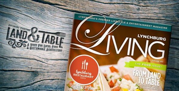 Land and Table featured in Lynchburg Living