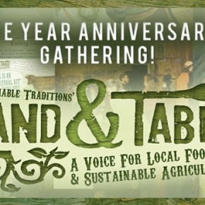 Join us for the one year Land and Table anniversary!