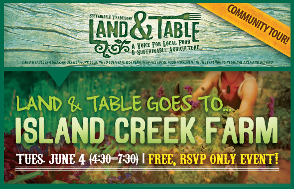 Land and Table at Island Creek Farm on June 4, 2013