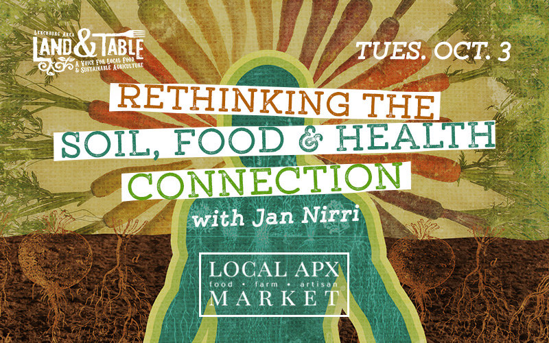 Rethinking the Soil, Food and Health Connection – Oct. 3
