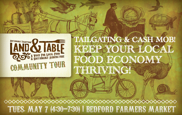 Land and Table Tour: Tailgating and Cash Mob | May 7