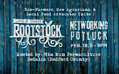Rootstock Networking Potluck – CANCELED DUE TO WINTER WEATHER