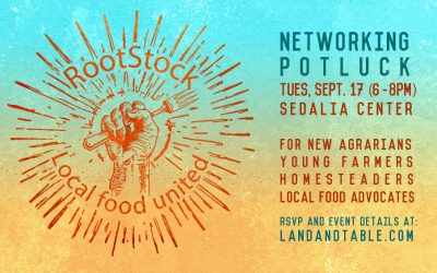 RootStock: Networking Potluck – Sept. 17 (Sedalia Center)