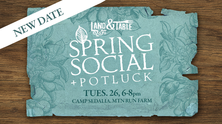 Spring Social + Potluck (4/26)