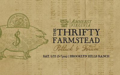 Thrifty Farmstead | Forum + Potluck: 5/21/22