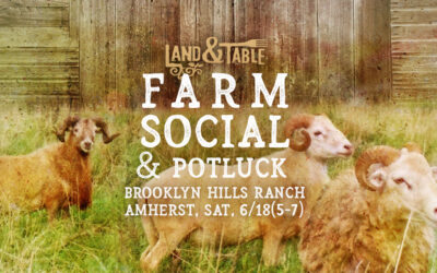 Farm Social and Potluck (Amherst): 6/18/22