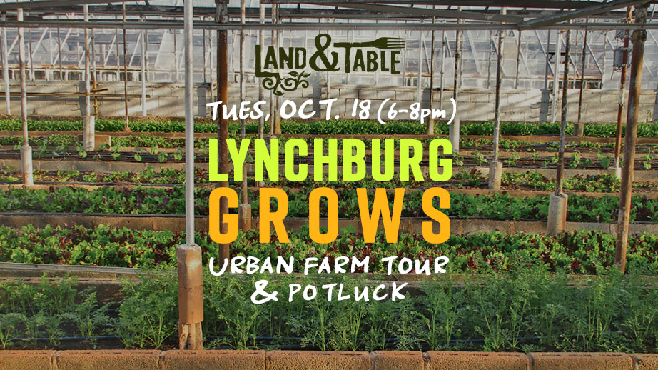 Lynchburg Grows urban farm tour and community potluck