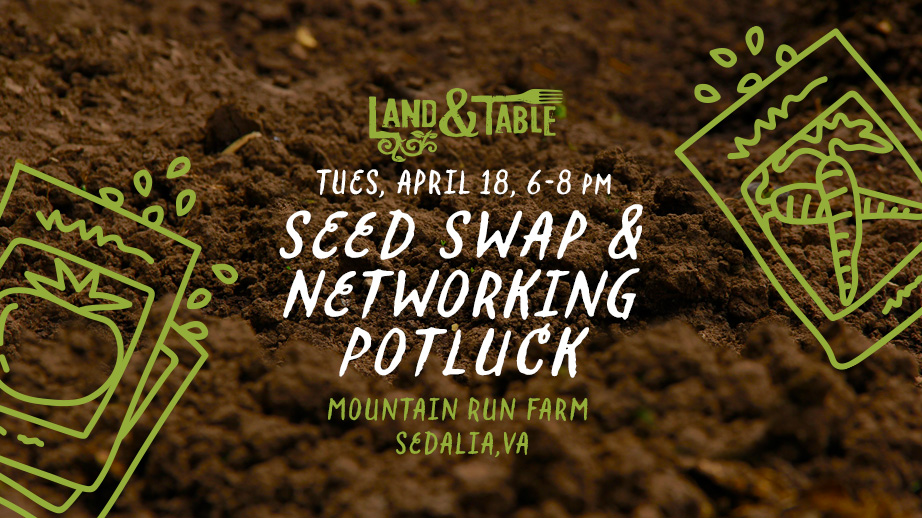 Seed Swap & Networking Potluck | Bedford (4/18)