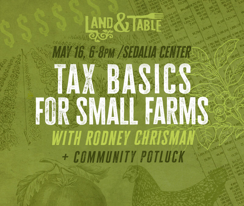 Tax Basics For Small Farms | Bedford (5/16)