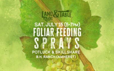 Foliar Feeding Sprays – Amherst (7/15)