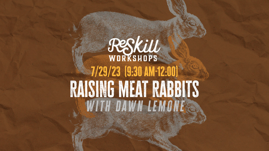 Meat Rabbits workshop - July 29, 2023 in Thaxton, VA