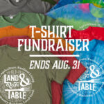 Land & Table t-shirt fundraiser