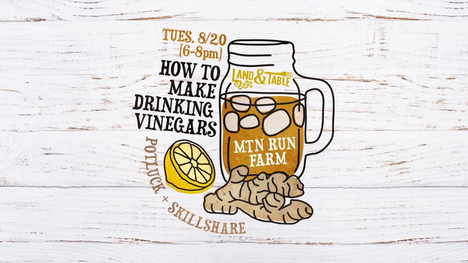 How to make drinking vinegars