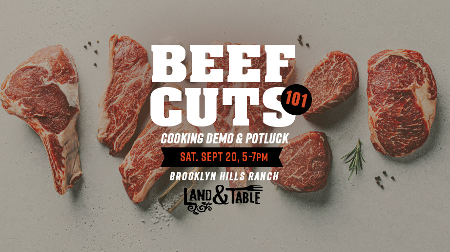 Beef Cuts Cooking Demo (Amherst) 9/20