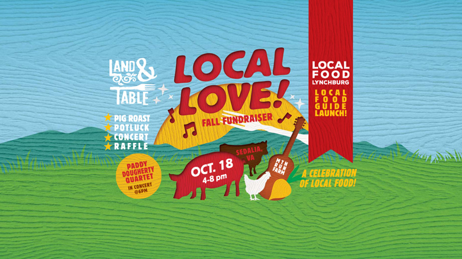 Local Love: Fundraiser + Food Guide Launch (Oct. 18)