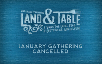 Land & Table January 8th Gathering (CANCELLED)