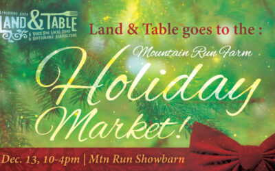 Holiday Market and Open House at Mountain Run Farm | Dec. 13